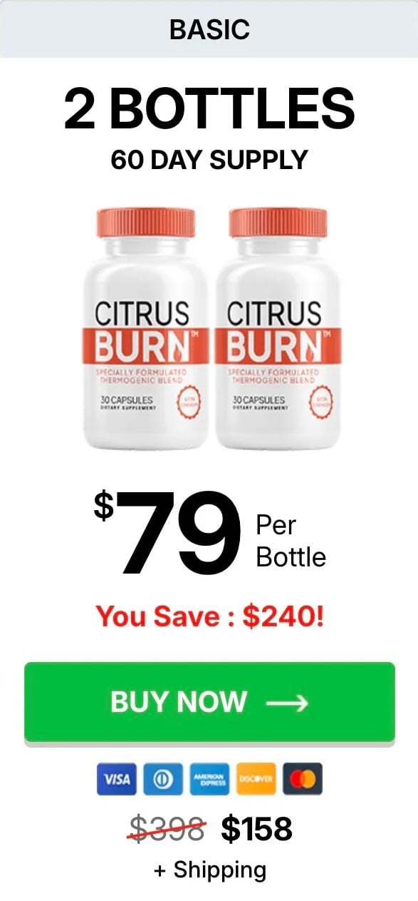 CitrusBurn 2 bottle price